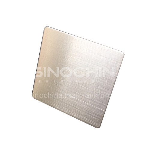 Stainless steel sheet matte hairline silver  